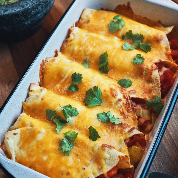 Mexican Chicken Enchiladas: take your taste buds south of the border